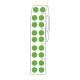Globe Scientific LTC-13G Cryo Direct Thermal Label Roll for 2.0 mL Tubes - 13 mm Dots, Green