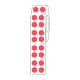 Globe Scientific LTC-13R Cryo Direct Thermal Label Roll for 2.0 mL Tubes - 13 mm Dots, Red