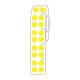 Globe Scientific LTC-13Y Cryo Direct Thermal Label Roll for 2.0 mL Tubes - 13 mm Dots, Yellow