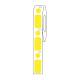 Globe Scientific LTC-24X13-95Y Cryo Direct Thermal Label/Dot Combo Roll for 1.5 mL Tubes - 24 mm x 13 mm and 9.5 mm Dots, Yellow