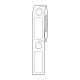 Globe Scientific LTC-33X13-95W Cryo Direct Thermal Label/Dot Combo Roll for 2.0 mL Tubes - 33 mm x 13 mm and 9.5 mm Dots, White
