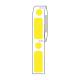 Globe Scientific LTC-33X13-95Y Cryo Direct Thermal Label/Dot Combo Roll for 2.0 mL Tubes - 33 mm x 13 mm and 9.5 mm Dots, Yellow