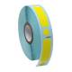 Globe Scientific LTC-38X13-95Y Cryo Direct Thermal Label/Dot Combo Roll for 2.0 mL Tubes - 38 mm x 13 mm and 9.5 mm Dots, Yellow