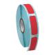 Globe Scientific LTC-38X13R Cryo Direct Thermal Label Roll for Cryogenic Vials - 38 mm x 13 mm, Red