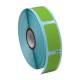 Globe Scientific LTC-38X19G Cryo Direct Thermal Label Roll for Large Tubes, Racks, and Boxes - 38 mm x 19 mm, Green