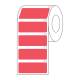 Globe Scientific LTC-51X19R Cryo Direct Thermal Label Roll for Large Tubes, Racks, and Boxes - 51 mm x 19 mm, Red