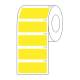 Globe Scientific LTC-51X19Y Cryo Direct Thermal Label Roll for Large Tubes, Racks, and Boxes - 51 mm x 19 mm, Yellow