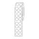 Globe Scientific LTC-95W Cryo Direct Thermal Label Roll for 1.5 mL Tubes - 9.5 mm Dots, White