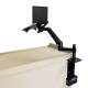 Harloff LTP-HLDR Laptop Mount with Articulating Arm for Medication Carts, Back View (Laptop and Cart are Not Included)