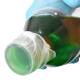 MTC Bio M0381 HyperStretch™ Sealing Film, Non-Sterile - 4" W x 125' L - Applied in a Bottle Pour Test (Bottle is Sold Separately)
