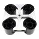 LW Scientific M5C-BKSU-15T1 MX5 Centrifuge, Swing-Out Bucket Rotor with 24-Place 3-10 mL Tube Inserts and 4-Place 50 mL Tube Inserts - Included Rotor and 4-Place Inserts