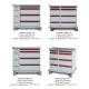 Capsa M-Series M5PC Punch Card Medication Cart with 8 Drawers - Cart Configurations