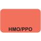 HMO/PPO Label - Size 1 1/2"W x 7/8"H