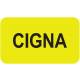 CIGNA Label - Size 1 1/2"W x 7/8"H