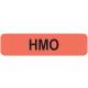 HMO Label - Size 1 1/4"W x 5/16"H