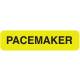 PACEMAKER Label - Size 1 1/4"W x 5/16"H