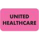 UNITED HEALTHCARE Label - Size 1 1/2"W x 7/8"H