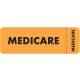 MEDICARE Label - Size 3"W x 1"H - Wrap Around Style