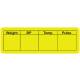 Weight BP Temp Pulse Label - Size 3"W x 1"H