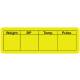 Weight BP Temp Pulse Label - Size 3"W x 1"H