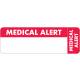 MEDICAL ALERT Label - Size 3"W x 1"H - Wrap-Around Style