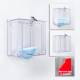 Poltex MASKBULK-T Bulk Mask Holder with Lock - High Bond Tape Mount (Wall Mounted Storage Shown with Screws is Sold Separately, Consumables are Not Included)