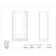 Poltex MASKBX4 Wall Mounted Earloop Mask Box Dispenser, 4 Box Capacity - Diagram Data Sheet