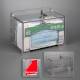 Poltex MASKBXLOK1-T Locking Mask Box Holder - 1 Box Capacity, High Bond Tape Mount (Consumables are Not Included)