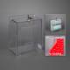Poltex MASKBXLOK2-T Locking Mask Box Holder - 2 Box Capacity, High Bond Tape Mount (Consumables are Not Included)