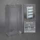 Poltex MASKBXLOK4-W Locking Mask Box Holder - 4 Box Capacity, Wall Mount (Consumables are Not Included)