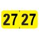 Arden Label MAYM-27-T4 Medical Arts Press Compatible MAYM Series 2027 Year Labels - Size 3/4" H x 1 1/2" W