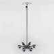 Stainless Steel 6-Leg Spider IV Pole with 4-Hook and Charcoal Base