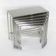 Set of 6 MCM Stainless Steel Nesting Instrument Tables