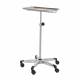 MidCentral Medical Stainless Steel Mayo Stand - Aluminum Base, Knob Control 