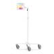 Compulocks MCRSTDEXW209SWLW Premium Medical Rolling Cart with Swell Secured Enclosure for iPad 10th-11th A16 Gen - Extended Arm (Tablet is Not Included)