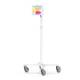 Compulocks MCRSTDEXW209SWLW Premium Medical Rolling Cart with Swell Secured Enclosure for iPad 10th-11th A16 Gen (Tablet is Not Included)
