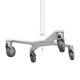 Compulocks MCRSTDEXW Premium Medical Rolling Cart with VESA Mount - 1 Screw Assembly