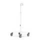Compulocks MCRSTDEXW Premium Medical Rolling Cart with VESA Mount - Back View