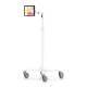 Compulocks MCRSTDEXWPMIP109 Premium Medical Rolling Cart with PowerMove Secured Enclosure for iPad 10th-11th A16 Gen - Extended Arm (Tablet is Not Included)