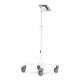 Compulocks MCRSTDEXWVHBMM01 Premium Medical Rolling Cart with Magnetix Universal Tablet VESA Mount - Back View (Tablet is Not Included)