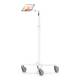 Compulocks MCRSTDEXWVHBMM01 Premium Medical Rolling Cart with Magnetix Universal Tablet VESA Mount - Extended Arm (Tablet is Not Included)