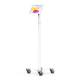 Compulocks MCRSTDW209APXW Medical Rolling Cart with Apex Secured Enclosure - For iPad 10th-11th A16 Gen (Tablet is Not Included)
