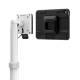 Compulocks MCRSTDWPMIP109 Medical Rolling Cart with PowerMove Secured Enclosure for iPad 10th-11th A16 Gen - Back View Detached (Tablet is Not Included)