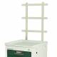 Harloff MD18-RBR3 3-Tier Raised Back Rail System for Mini Width M-Series or A-Series Cart