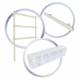 MD24-ANS Basic Anesthesia Accessory Package includes: (1) 3-Tier Back Rail System (MD24-RBR3), (2) Aluminum Side Rail/Push Handles (SIDERAIL12), and (1) 5-Compartment Tilt Bin with Rail Clips (TILTBIN5RC)
