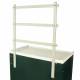 Harloff MD24-RBR3 3-Tier Raised Back Rail System for Medium Width M-Series or A-Series Cart