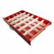 Harloff MD30-DIV3-S Standard Adjustable Plastic Divider Set for Standard Width Carts 3" Drawers (Drawer NOT included)