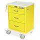 Harloff MDS2424E03 M-Series Medium Width Short Isolation Cart Three Drawers with Basic Electronic Pushbutton Lock