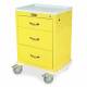 Harloff MDS2424K03 M-Series Medium Width Short Isolation Cart Three Drawers with Key Lock