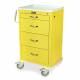 Harloff MDS2430K04 M-Series Medium Width Tall Infection Control Cart Four Drawers with Key Lock